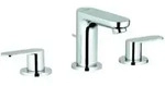 Grohe 3-Loch-Waschtischarmatur Eurosmart Cosmopolitan 1/2", mit Ablaufgarnitur, chrom