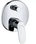 hansgrohe Fertigmontageset Focus UP-Wannen-Einhebelmischer, m int. Sich.Kombi, chrom