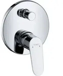 hansgrohe Fertigmontageset Focus UP-Wannen-Einhebelmischer, chrom