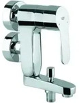 Grohe Wannen-Einhebelmischer Vertica Eurostyle C chrom, Wandmontage