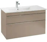 V&B M&ouml;belwaschtisch VENTICELLO 100x50cm, m HL, m &Uuml;berlauf, links, wei&szlig;