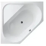 Duravit Eck-Badewanne D-Code 140x140x42cm, zentraler Abl, 2 RS, wei&szlig;