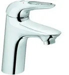 Grohe Waschtisch-Einhebelmischer Eurostyle 1/2", S, off. Metal-Hebel, gl. K&ouml;rp, ch