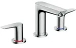 hansgrohe 3-Loch-Waschtischarmatur Talis E mit Zugstangen-Ablaufgarnitur, chrom