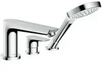 hansgrohe Fertigmontageset Talis E 3-Loch-Wannenrandarmatur, chrom