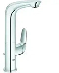 Grohe Waschtisch-Einhebelmischer Eurostyle 1/2", L, m Abl, ges Heb, schwenkb., ch
