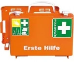 S&ouml;hngen Erste-Hilfe-Koffer kl. DIN13157 260x170x110ca.mm ABS-Kunststoff orange