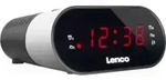LENCO Uhrenradio analog CR-07 WHITE