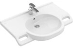 V&B Waschtisch VICARE 80x55cm, m HL, o. &Uuml;L, we AntiBac C-Plus ; Villeroy & Boch