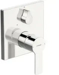 Hansa Fertigmontageset HANSALIGNA UP-Wannen-Einhebelmischer, Rosette eckig, chrom