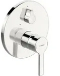Hansa Fertigset HANSABLUEBOX RONDA UP-Wannen-Einhebelmischer, Rosette rund, chrom
