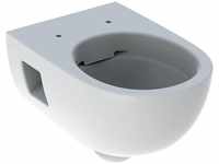 Geberit Wand-Tiefspül-WC RENOVA Rimfree, teilgeschlossene Form weiß