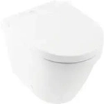 V&B Stand-WC, Tiefsp&uuml;ler Architectura 37x54cm, randlos, D-Flush, wei&szlig; C-plus