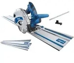 Scheppach Tauchs&auml;ge PL55 inkl. 2x70cm Schiene und Zubeh&ouml;r 50Hz 1200W Durchmesser