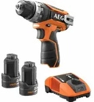 AEG Akku-Bohrschrauber BS12C2LI-202C 12V inkl. 2x 12V / 2,0 Ah PRO Akku, Ladeger&auml;t,