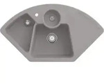 V&B Ecksp&uuml;le Solo Eck m Abl.garn, Hand., fossil CeramicPlus