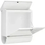 Burg-W&auml;chter Briefkasten Comfort-Set 91300 W abschlie&szlig;bar wei&szlig; verzinkt