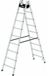 MUNK Aluminium-Stehleiter 2 x 9 Sprossen