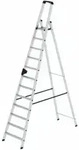 MUNK Aluminium-Stehleiter einseitig begehbar 1 x 12 Stufen