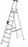 MUNK Aluminium-Stehleiter einseitig begehbar 1 x 8 Stufen