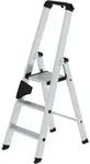 MUNK Aluminium-Stehleiter einseitig begehbar 1 x 3 Stufen