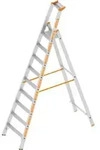 Layher Stufenstehleiter TOPIC 1064 9 Stufen einseitig begehbar