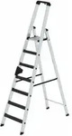 MUNK Aluminium-Stehleiter einseitig begehbar clip-step R13 1 x 7 Stufen