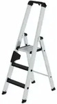 MUNK Aluminium-Stehleiter einseitig begehbar clip-step R13 1 x 3 Stufen