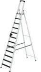 MUNK Aluminium-Stehleiter einseitig begehbar clip-step R13 1 x 12 Stufen