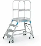 ZARGES Podesttreppe einseitig 4 Stufen