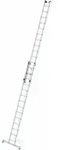 MUNK Aluminium-Seilzugleiter 2-teilig nivello&reg;-Traverse 2 x 14 Sprossen