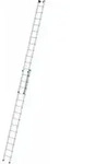 MUNK Aluminium-Schiebeleiter 2-teilig 2 x 14 Sprossen