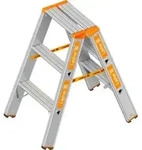 Layher Stufenstehleiter TOPIC 1043 2x3 Stufen