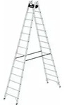 MUNK Aluminium-Stehleiter 14 Sprossen