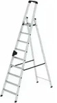 MUNK Aluminium-Stehleiter einseitig begehbar 1 x 9 Stufen