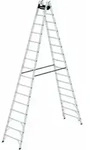 MUNK Aluminium-Stehleiter 16 Sprossen