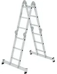 MUNK Aluminium-Vielzweckleiter 4-teilig nivello&reg;-Traverse 4 x 3 Sprossen