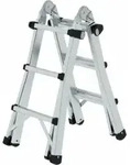 MUNK Aluminium-Teleskopleiter 4-teilig 4 x 3 Sprossen