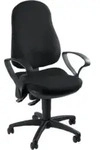 Topstar B&uuml;rodrehstuhl schwarz Lehnen-H.580mm Sitz-H.420-550mm o.Armlehnen