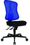 Drehstuhl Head Point SY schwarz/blau,Netzr.