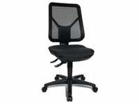 Topstar Bürodrehstuhl Sitzhöhe 430-510mm schwarz mit Lendenwirbelstütze ohne