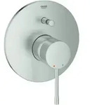 Grohe Einhand-Wannenbatterie ESSENCE Fertigmontageset supersteel