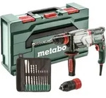 Metabo Multihammer UHE 2660-2 Quick Set mit SDS-plus-Bohrer-/Mei&szlig;elsatz (10-tlg.);