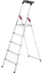 Hailo L60 StandardLine, Alu-Sicherheits-Stehleiter, 5 Stufen