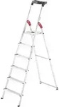 Hailo L60 StandardLine, Alu-Sicherheits-Stehleiter, 6 Stufen