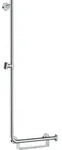 hansgrohe Brausestange Unica Comfort 1100mm, wei&szlig;/chrom, links