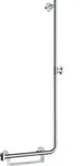 hansgrohe Brausestange Unica Comfort 1100mm, wei&szlig;/chrom, rechts