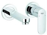 Grohe Fertigset Eurosmart Cosmopolitan UP-2-Loch-Waschtischarmatur, Ausl. 17cm, chrom