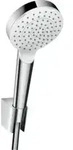 hansgrohe Brausehalter-Set Crometta EcoSmart 1250mm Schlauch, 9 l/min, wei&szlig;/chrom