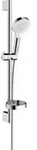 hansgrohe Brause-Set Crometta 669mm Brausestange, wei&szlig;/chrom